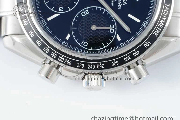 0503 Speedmaster Racing Master SS HKF Best Edition Black Dial on SS Bracelet A Versatile 7810